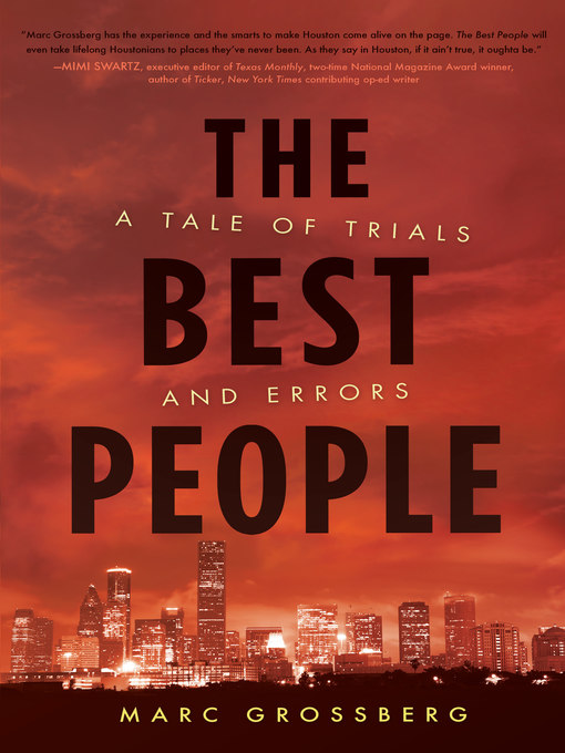 Title details for The Best People by Marc Grossberg - Available